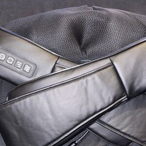 Black Leather back massager